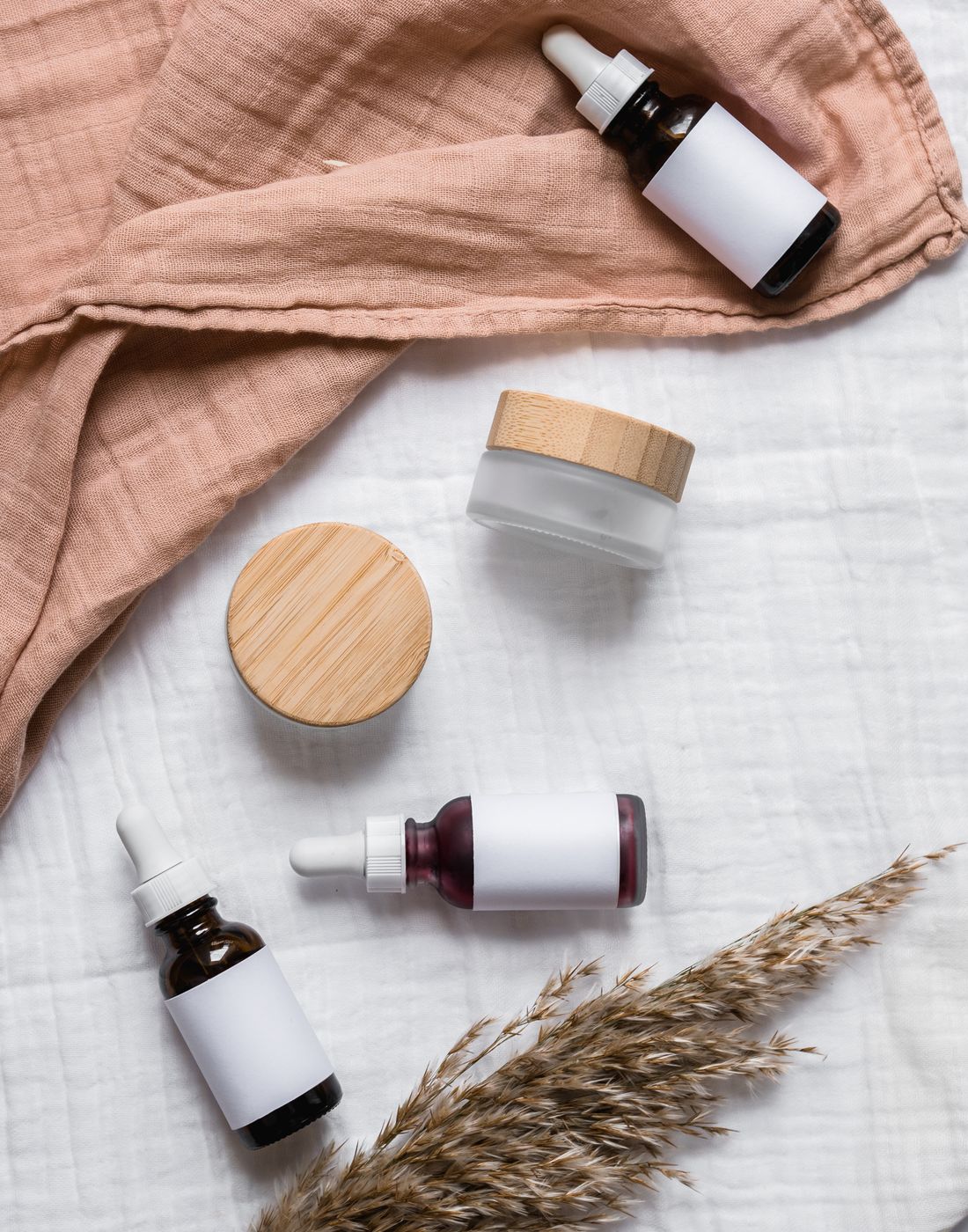 Flat lay, the whole shelf