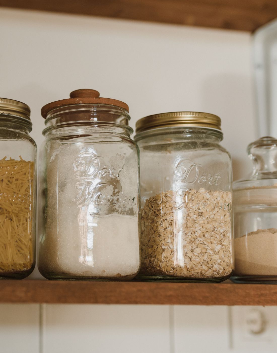 Flour, pasta, oats