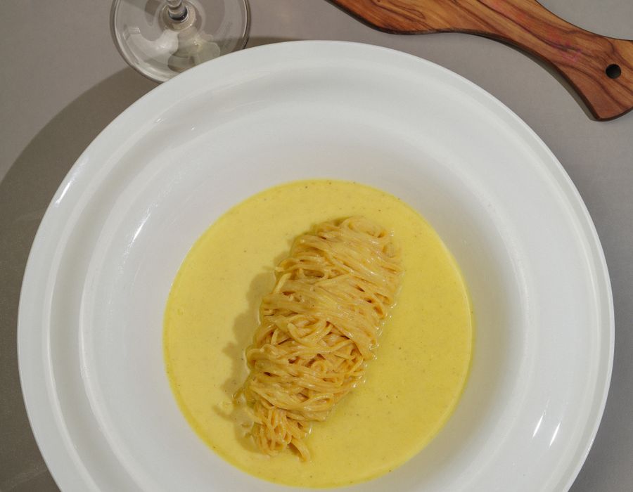 Tajarin with white truffle