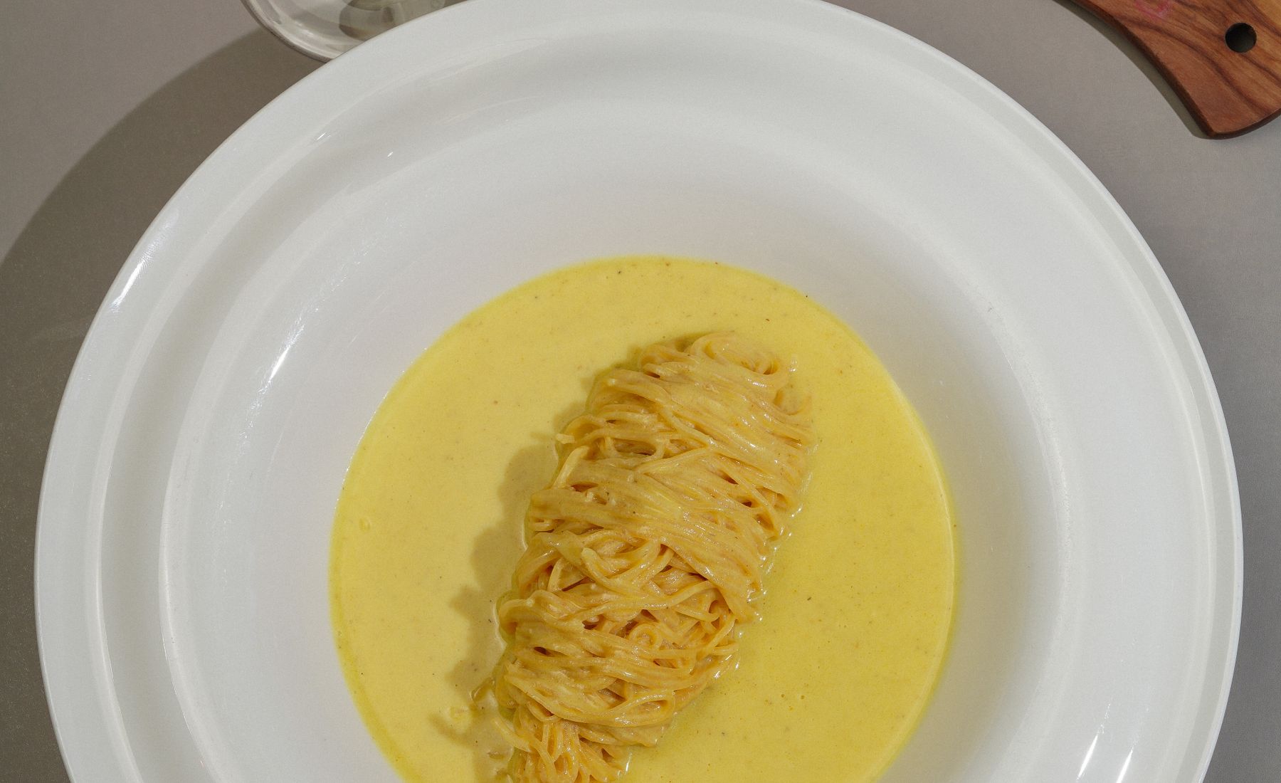 Tajarin with white truffle