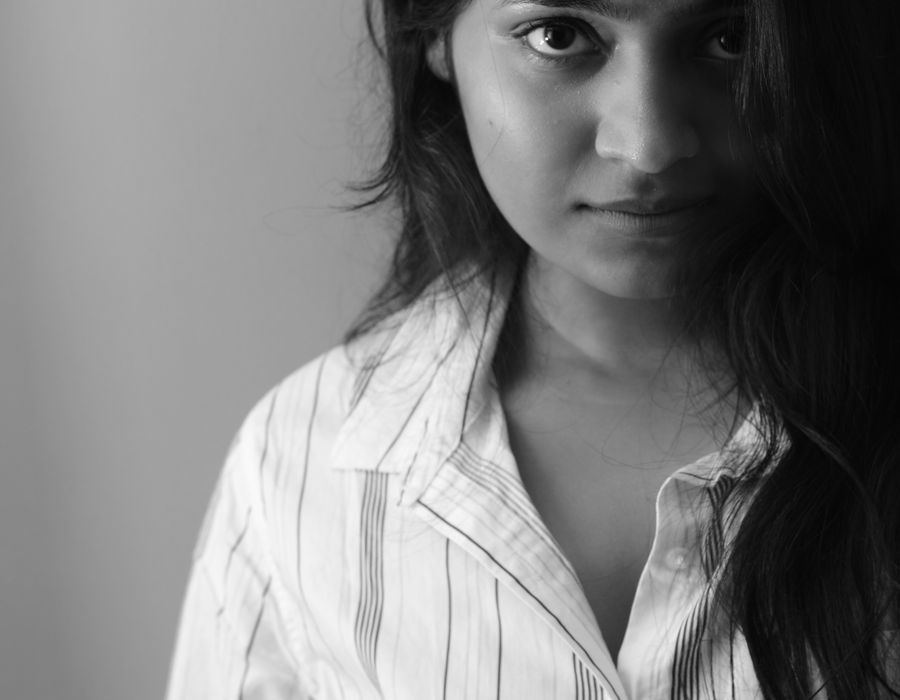 Striped shirt, window light