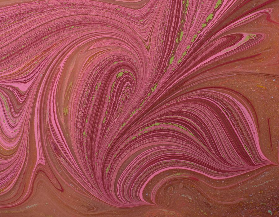 Pink swirl, one colour