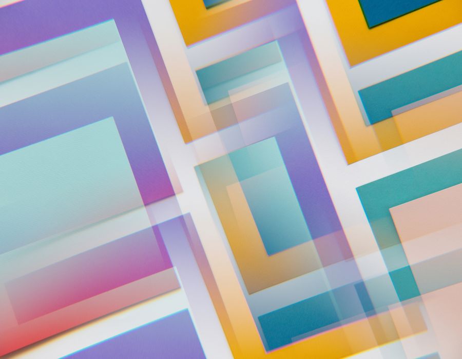 Pastel overlap, edition of 40