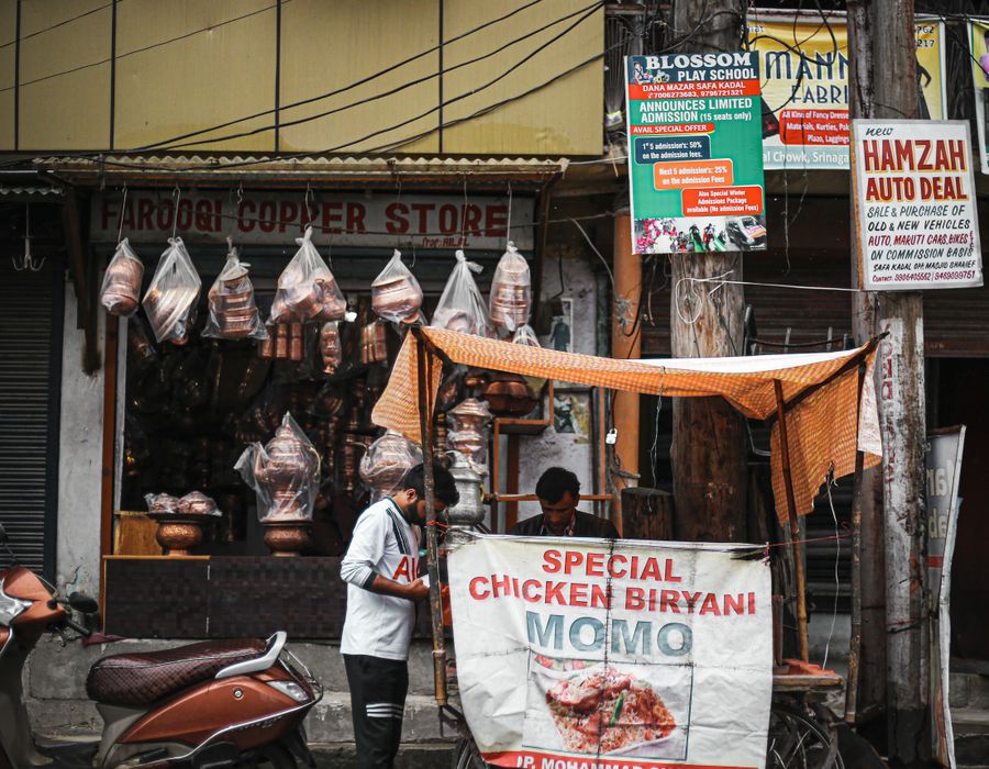 The biryani counter