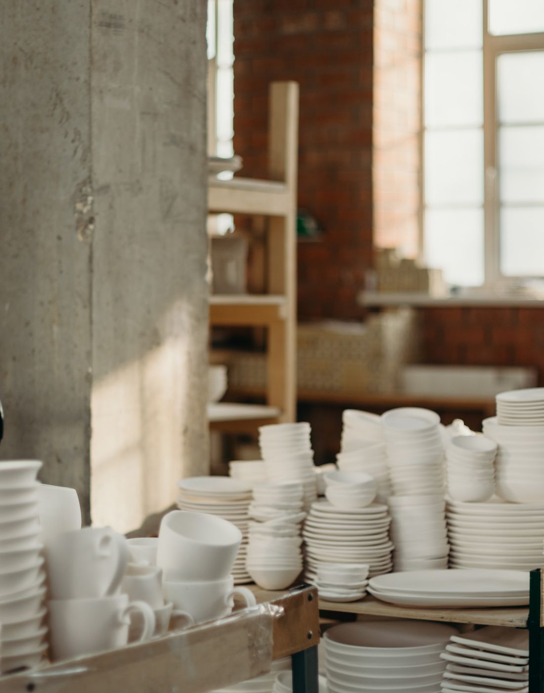 Bowls, seconds shelf