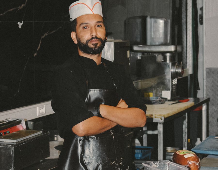Aasif Qureshi in the Indiranagar kitchen